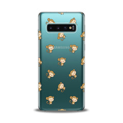 Lex Altern TPU Silicone Samsung Galaxy Case Baby Monkey Pattern