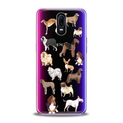 Lex Altern TPU Silicone Oppo Case Dogs Pattern