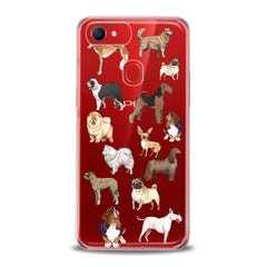 Lex Altern TPU Silicone Oppo Case Dogs Pattern