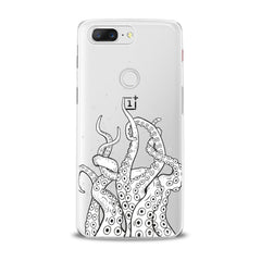 Lex Altern TPU Silicone OnePlus Case White Octopus Tentacles