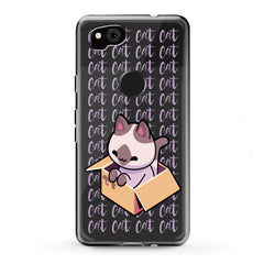 Lex Altern TPU Silicone Google Pixel Case Kawaii Cat in Box