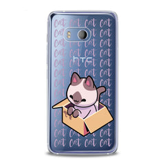 Lex Altern TPU Silicone HTC Case Kawaii Cat in Box