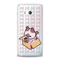 Lex Altern Kawaii Cat in Box HTC Case