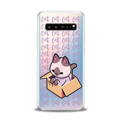 Lex Altern Kawaii Cat in Box Samsung Galaxy Case