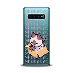 Lex Altern TPU Silicone Samsung Galaxy Case Kawaii Cat in Box