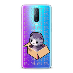 Lex Altern Purple Cat in Box Oppo Case