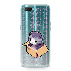 Lex Altern TPU Silicone Oppo Case Purple Cat in Box