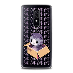 Lex Altern TPU Silicone OnePlus Case Purple Cat in Box