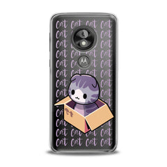 Lex Altern TPU Silicone Motorola Case Purple Cat in Box