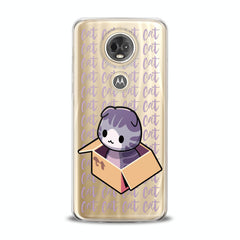 Lex Altern TPU Silicone Motorola Case Purple Cat in Box