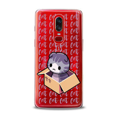 Lex Altern TPU Silicone OnePlus Case Purple Cat in Box