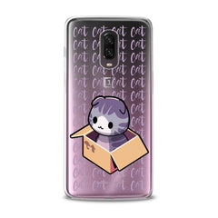 Lex Altern TPU Silicone OnePlus Case Purple Cat in Box