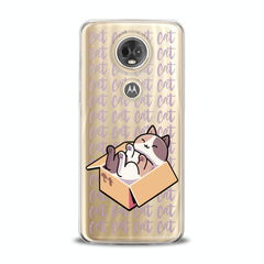 Lex Altern TPU Silicone Motorola Case Sleepy Cat in Box