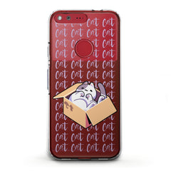 Lex Altern TPU Silicone Google Pixel Case Cutie Cat in Box