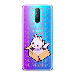 Lex Altern White Cat in Box Oppo Case