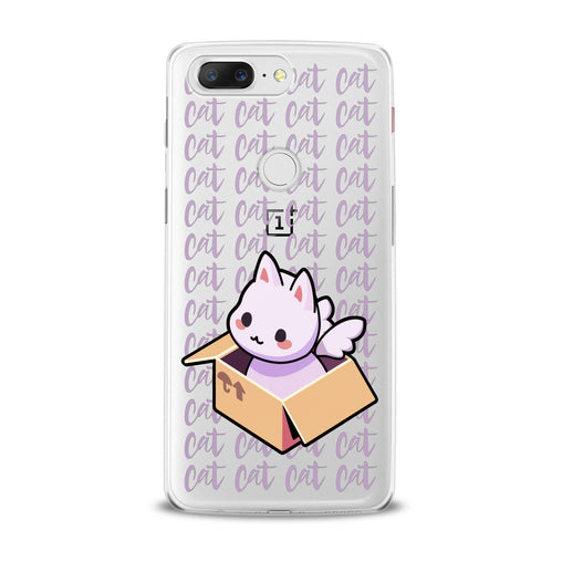 Lex Altern White Cat in Box OnePlus Case