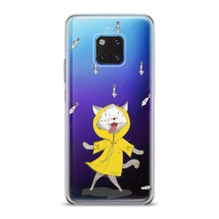 Lex Altern TPU Silicone Huawei Honor Case Feline Yellow Raincoat