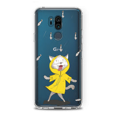 Lex Altern TPU Silicone LG Case Feline Yellow Raincoat