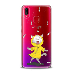 Lex Altern TPU Silicone VIVO Case Feline Yellow Raincoat