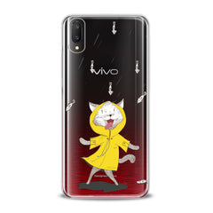 Lex Altern TPU Silicone VIVO Case Feline Yellow Raincoat