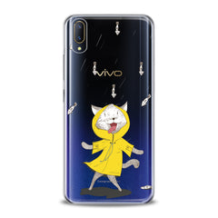 Lex Altern TPU Silicone VIVO Case Feline Yellow Raincoat