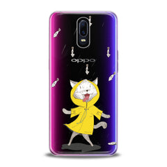 Lex Altern TPU Silicone Oppo Case Feline Yellow Raincoat