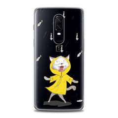 Lex Altern TPU Silicone OnePlus Case Feline Yellow Raincoat