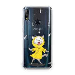 Lex Altern TPU Silicone Asus Zenfone Case Feline Yellow Raincoat