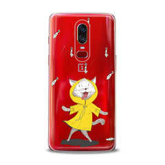 Lex Altern TPU Silicone OnePlus Case Feline Yellow Raincoat