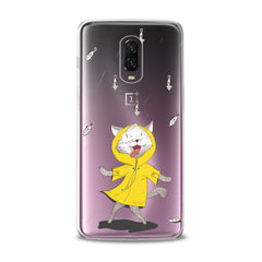 Lex Altern TPU Silicone OnePlus Case Feline Yellow Raincoat