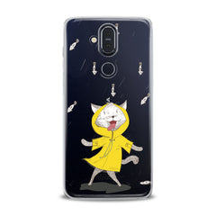 Lex Altern TPU Silicone Nokia Case Feline Yellow Raincoat