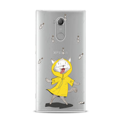 Lex Altern Feline Yellow Raincoat Sony Xperia Case