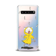 Lex Altern Feline Yellow Raincoat Samsung Galaxy Case