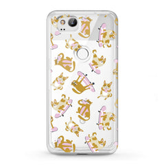 Lex Altern TPU Silicone Google Pixel Case Cat Dog Pattern