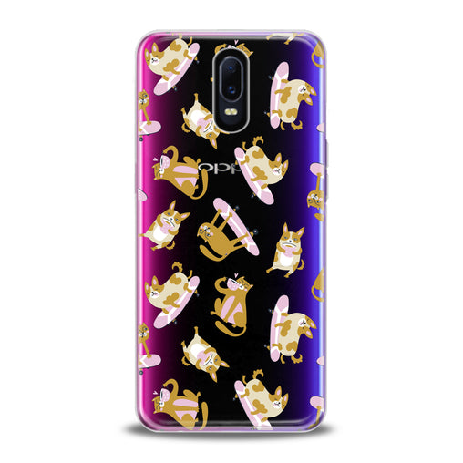 Lex Altern Cat Dog Pattern Oppo Case