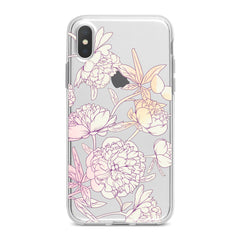 Lex Altern TPU Silicone Phone Case Peony Graphic