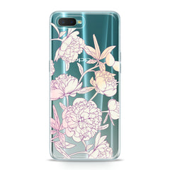 Lex Altern TPU Silicone Oppo Case Peony Graphic