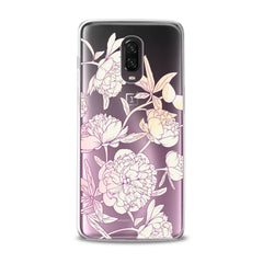 Lex Altern TPU Silicone Phone Case Peony Graphic