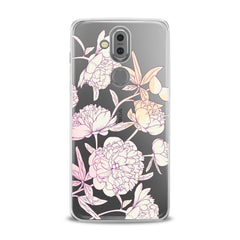 Lex Altern TPU Silicone Phone Case Peony Graphic