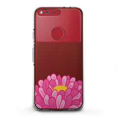 Lex Altern TPU Silicone Google Pixel Case Pink Chrysanthemum