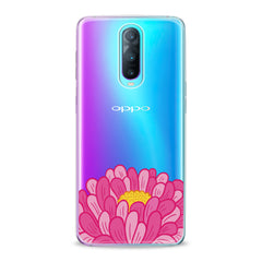 Lex Altern TPU Silicone Oppo Case Pink Chrysanthemum