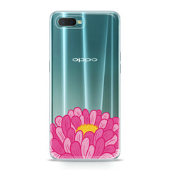 Lex Altern TPU Silicone Oppo Case Pink Chrysanthemum