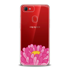 Lex Altern TPU Silicone Oppo Case Pink Chrysanthemum