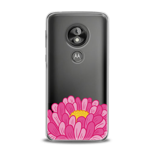 Lex Altern Pink Chrysanthemum Motorola Case