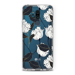 Lex Altern TPU Silicone LG Case White Graphic Flowers