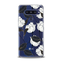 Lex Altern TPU Silicone LG Case White Graphic Flowers