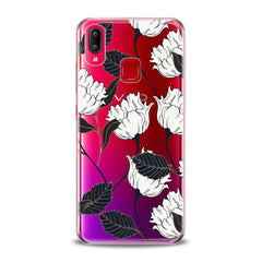 Lex Altern TPU Silicone VIVO Case White Graphic Flowers