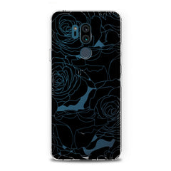 Lex Altern TPU Silicone LG Case Black Graphic Roses