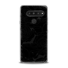 Lex Altern TPU Silicone LG Case Black Graphic Roses