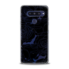 Lex Altern TPU Silicone LG Case Black Graphic Roses